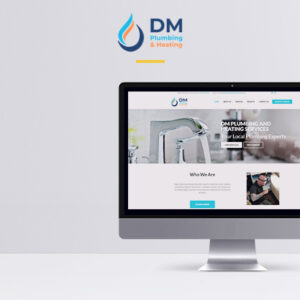 DM Plumbing and Heating screenshot on imac