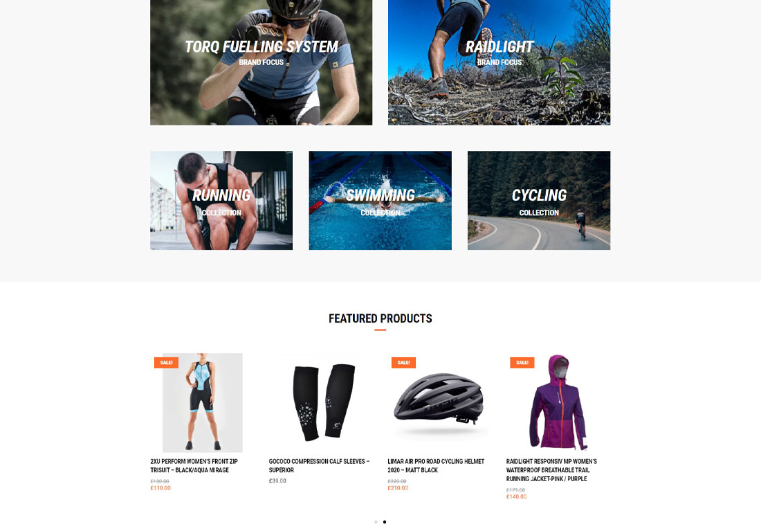 Workout Store website